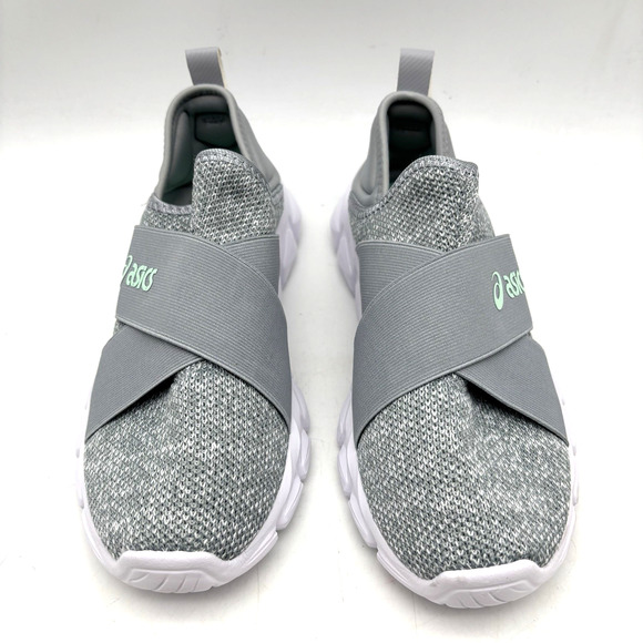 NEW Asics Quantum Lyte Piedmont Gray Slip On Lightweight Sneakers Size 7 - Picture 2 of 14
